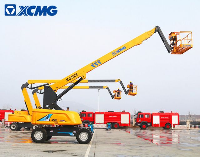 XCNG Official XGS28 Brand New 28m Telescopic Boom Aerial Work Platform for Sale
